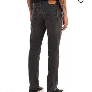 Men's Classic black Straight Jeans